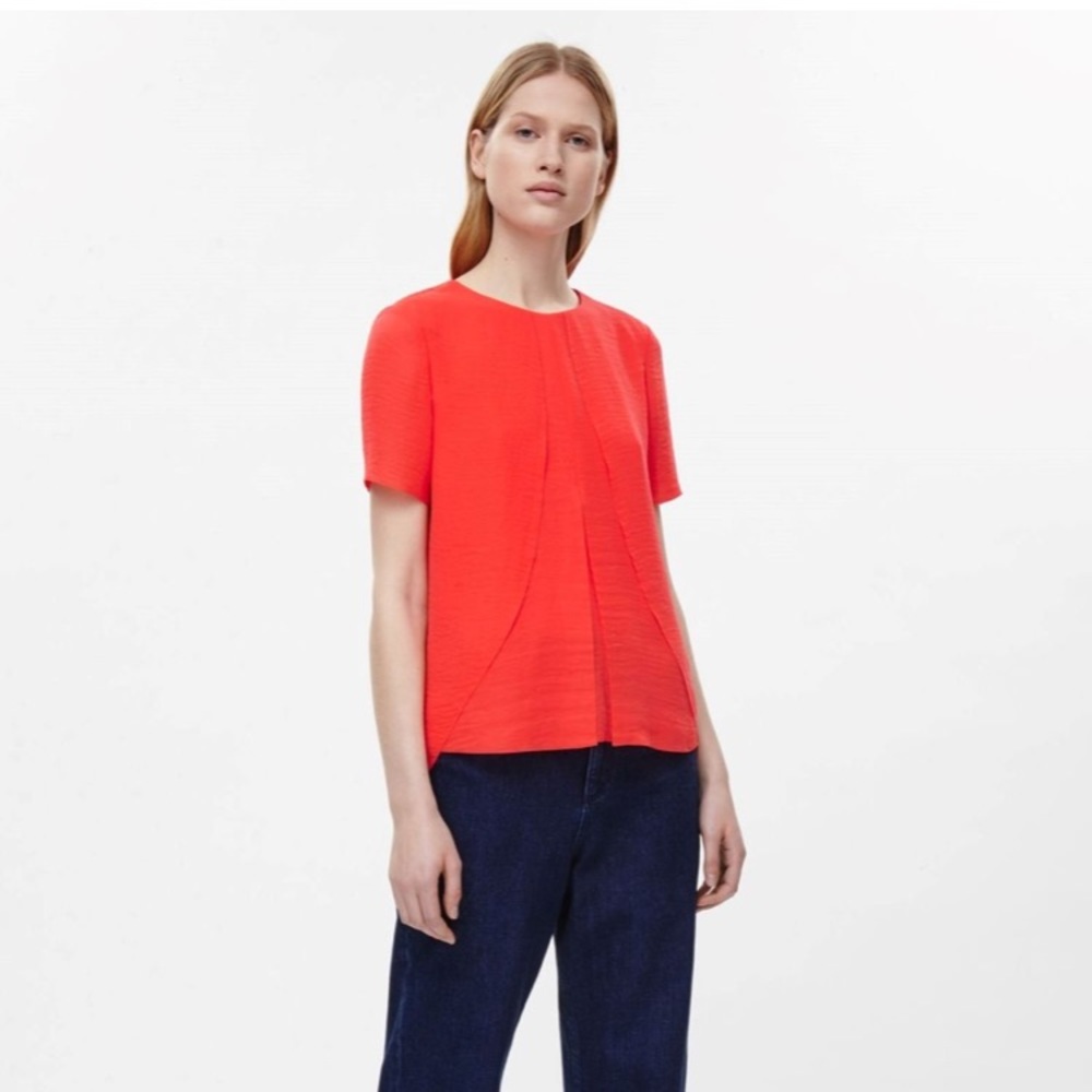 COS Layered Chiffon Top